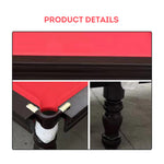 QUESLA AU12 Slate / Billards Luxury Pool / Mahogany 8FT Snooker Table