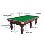 XINGPAI XW118 Slate Table Luxury Chinese 9FT Pool Table