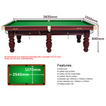 XINGPAI XW118 Slate Table Luxury Chinese 9FT Pool Table