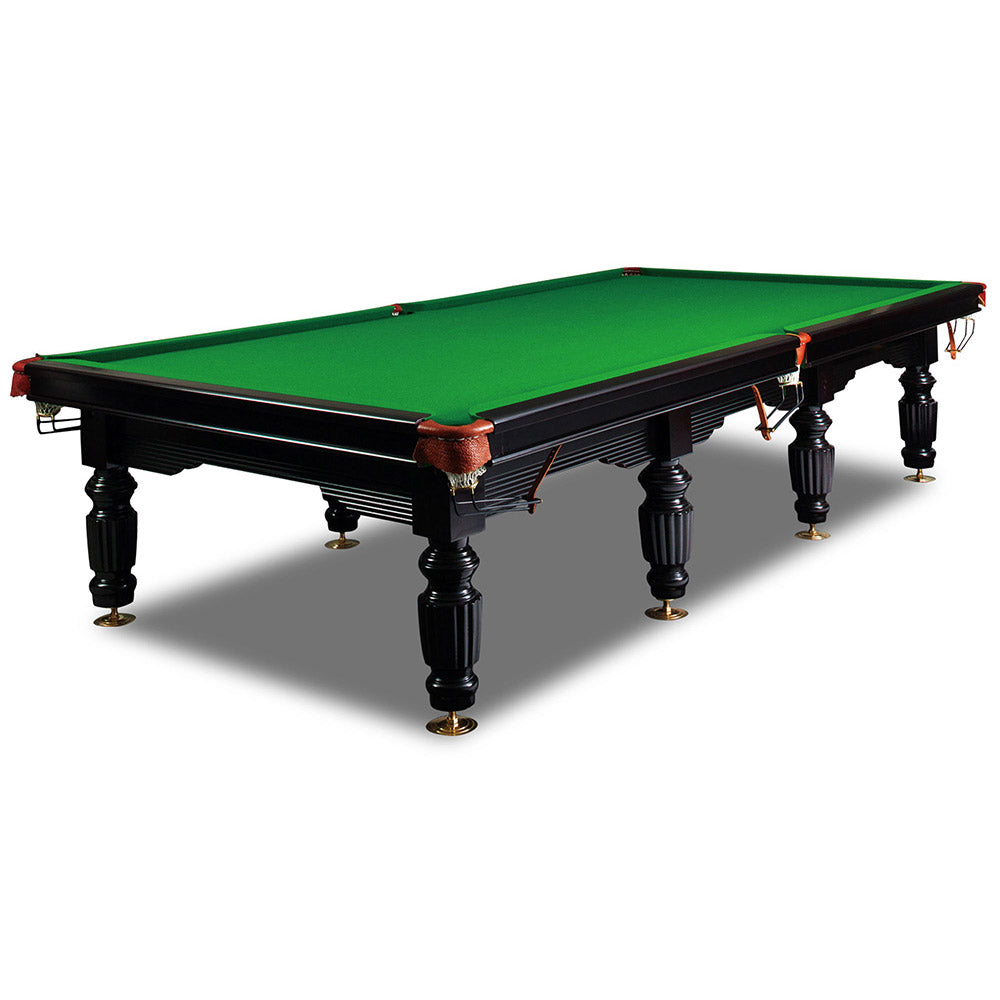 QUESLA 45mm 12FT Table Thickness Luxury - Snooker/Billiard Slate Black&Green