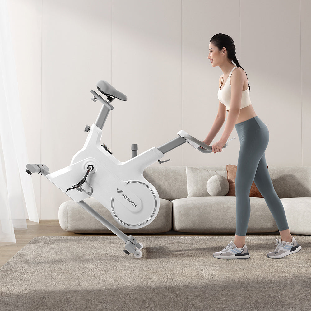 FITPRO MR667 6 Flywheel Bike Spin KG Home Gym - Train White