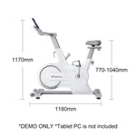 FITPRO MR667 6 Flywheel Bike Spin KG Home Gym - Train White