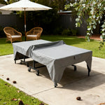 ARIX Table Oxford - 600D - UV-Resistant, Outdoor for Table and / 210D Durable Cover Fabric, Waterproof Indoor Dustproof, Tennis / 190T Suitable and Use Grey