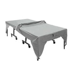 ARIX Table Oxford - 600D - UV-Resistant, Outdoor for Table and / 210D Durable Cover Fabric, Waterproof Indoor Dustproof, Tennis / 190T Suitable and Use Grey