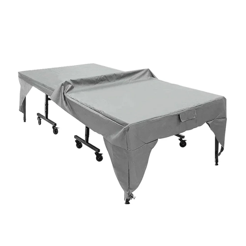 ARIX Table Oxford - 600D - UV-Resistant, Outdoor for Table and / 210D Durable Cover Fabric, Waterproof Indoor Dustproof, Tennis / 190T Suitable and Use Grey