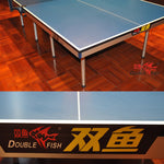 DOUBLE FISH Play Indoor Tennis Balls Net Foldable ITTF Solo Blue 25mm Pingpong Table Table-Bats 133 Approve