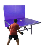 DOUBLE FISH Play Net Balls 18mm Table Tennis 201A Foldable Pingpong ITTF Solo Table-Bats Indoor Indigo Approve