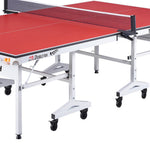 DOUBLE FISH White&Red Tableb Play 18MM - Foldable ITTF Tennis/Ping Table Solo Bats Indoor Net Ball Pong Approve