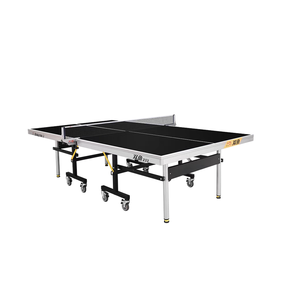 DOUBLE FISH Tennis ITTF Table 233 Net Black&Blue Table-Bats 25mm Play Solo Indoor Pingpong Foldable Balls Approve