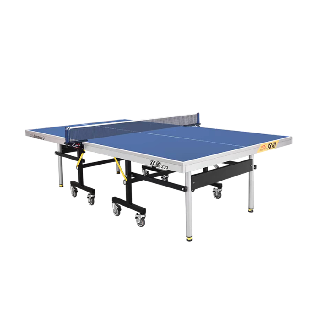 DOUBLE FISH Tennis ITTF Table 233 Net Black&Blue Table-Bats 25mm Play Solo Indoor Pingpong Foldable Balls Approve