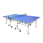 DOUBLE FISH Play Foldable Blue ITTF Table-Bats Balls 286 Indoor Solo Pingpong Tennis Table 18mm Net Approve