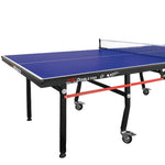 DOUBLE FISH Indoor Net 301 18mm Table - Tennis/Ping ITTF Foldable Black&Blue Ball Table Pong Bats Approve
