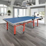 DOUBLE FISH Tennis/Ping Ball Pong - Table Indoor Bats Table Foldable Red&Blue Net 25mm ITTF 303 Approve