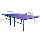 DOUBLE FISH Balls Table Table-Bats Pingpong Indigo Foldable Indoor Tennis ITTF Solo Play Net 15mm 501A Approve