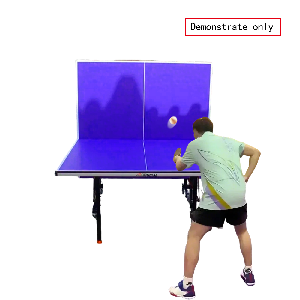 DOUBLE FISH Balls Table Table-Bats Pingpong Indigo Foldable Indoor Tennis ITTF Solo Play Net 15mm 501A Approve