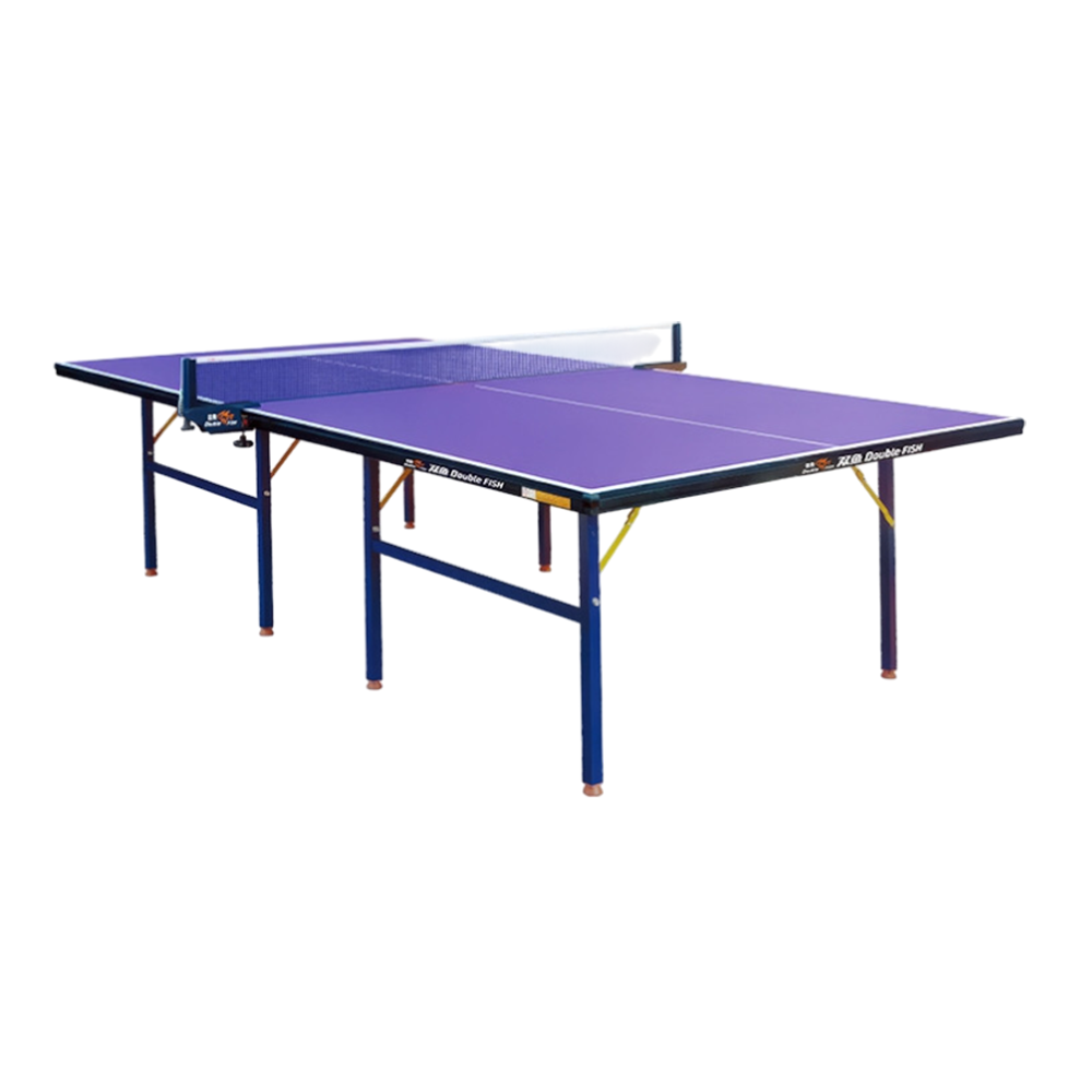 DOUBLE FISH Balls Table Table-Bats Pingpong Indigo Foldable Indoor Tennis ITTF Solo Play Net 15mm 501A Approve