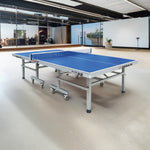 DOUBLE FISH Table 99-45B Net Blue&gray Play Pong - Table Solo Tennis/Ping ITTF 25mm Foldable Bats Ball Indoor Approve