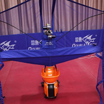 DOUBLE FISH E6 Rotor Tennis Driven Double Table DF Terving Machine-Orange