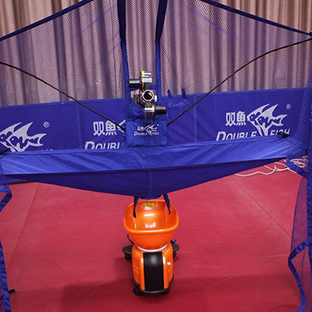DOUBLE FISH E6 Rotor Tennis Driven Double Table DF Terving Machine-Orange