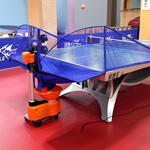 DOUBLE FISH E8 Driven Double Terving Table Tennis DF Rotor Machine-Orange