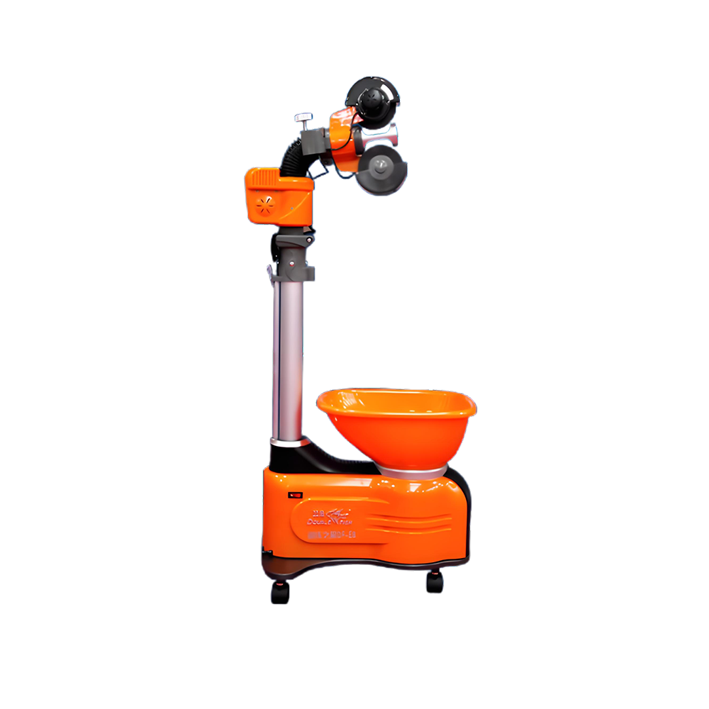 DOUBLE FISH E8 Driven Double Terving Table Tennis DF Rotor Machine-Orange