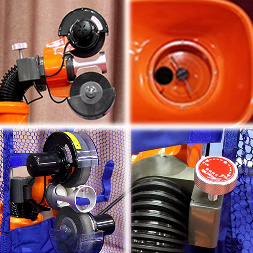 DOUBLE FISH Double Driven Tennis Terving DF G8 Table Rotor Machine-Orange