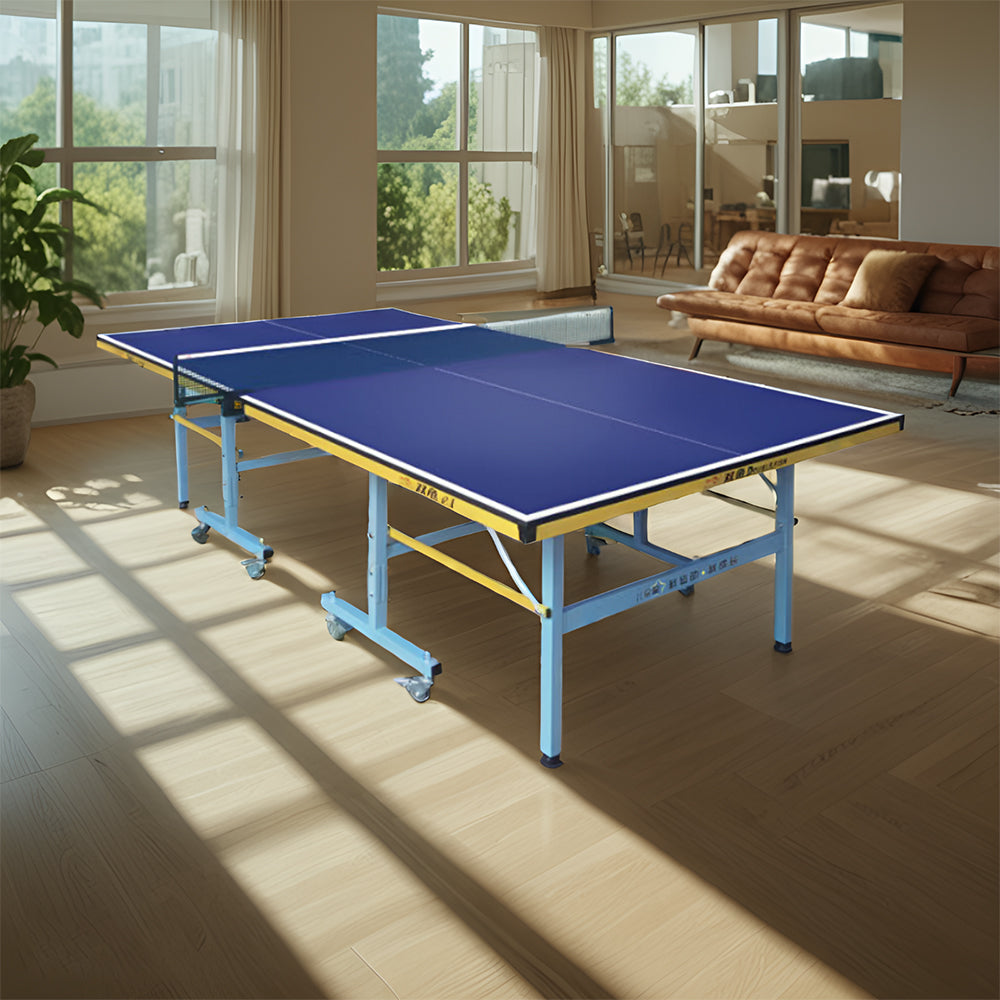 DOUBLE FISH E1 ITTF Balls Net Table Indoor Pingpong Tennis Blue 15mm Table-Bats Approve