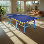 DOUBLE FISH E1 ITTF Balls Net Table Indoor Pingpong Tennis Blue 15mm Table-Bats Approve