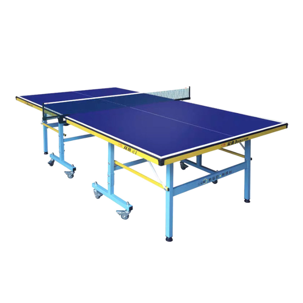 DOUBLE FISH E1 ITTF Balls Net Table Indoor Pingpong Tennis Blue 15mm Table-Bats Approve