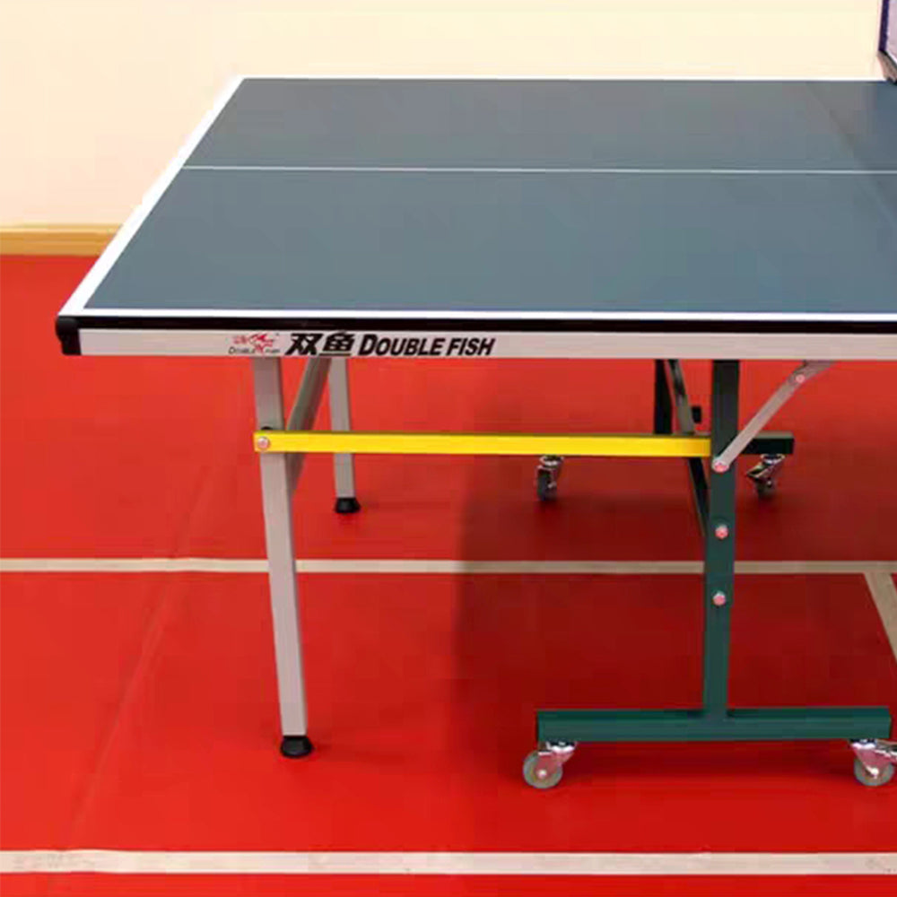DOUBLE FISH K2 Indoor Balls ITTF Play Solo 15mm Table-Bats Tennis Pingpong Net Foldable Blue Table Approve