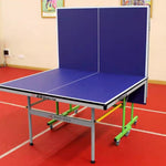 DOUBLE FISH Table Balls Table-Bats Indoor 18mm Net K3 ITTF Play Pingpong Solo Foldable Tennis Blue Approve