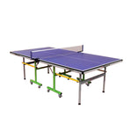 DOUBLE FISH Table Balls Table-Bats Indoor 18mm Net K3 ITTF Play Pingpong Solo Foldable Tennis Blue Approve