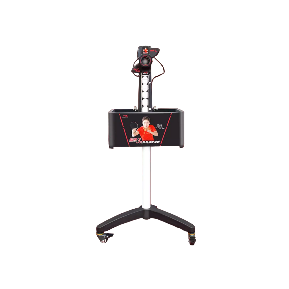 DOUBLE FISH Technology Super 3 Tennis Serve Vertical - Machine Table Intelligent Black