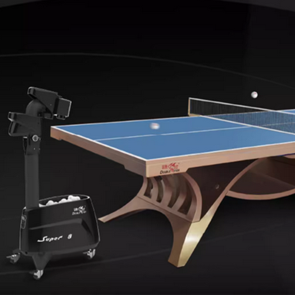 DOUBLE FISH Ball Serving Vertical Super Table Intelligent Tennis Technology 8 Machine-Blue&Black