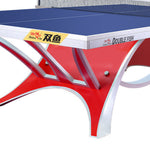 DOUBLE FISH Tennis/Ping 2 Pong KING Table 25mm Bats Net Red&Blue Pro Ball ITTF Indoor - VOLANT Table Approve