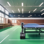 DOUBLE FISH Machine Tennis Serve Chip - Table Intelligent ZC1 Gray