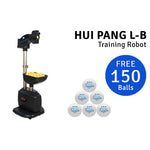 HUIPANG L-B Portable Ping Table Trainer Robot Tennis Standing Pong Training