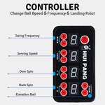 HUIPANG L-B Portable Ping Table Trainer Robot Tennis Standing Pong Training