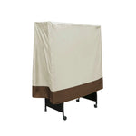 ARIX Table Dustproof Tennis Table Cover Indoor Waterproof - Tables Foldable for Suitable and Fabric, Oxford UV-Resistant, Anti-Aging Outdoor and Beige Coffee