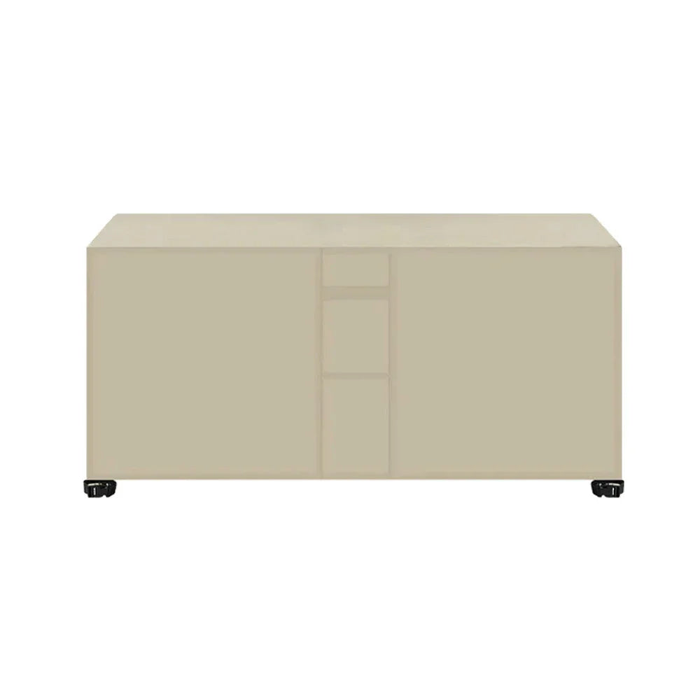 ARIX Table Fabric UV-Resistant Use for Tennis and Suitable and Waterproof - Drawstring, with Oxford Outdoor Cover Indoor Dustproof, - Table Beige