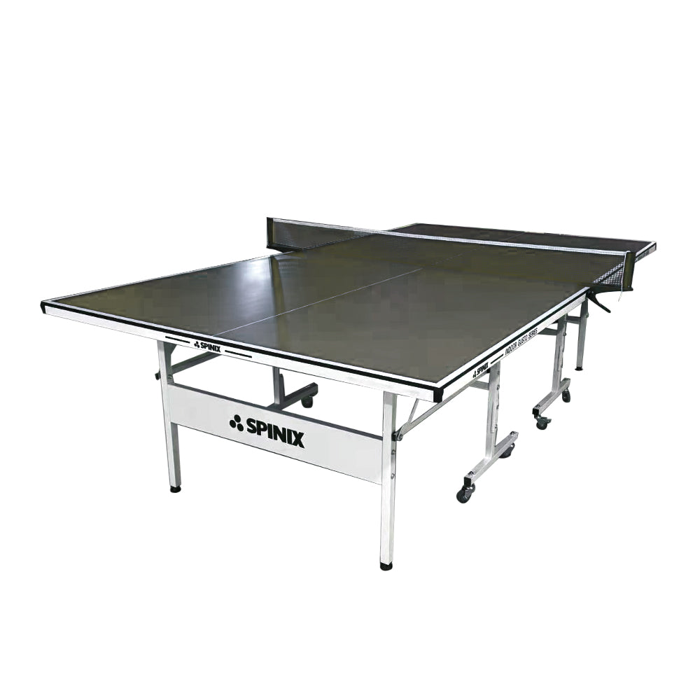 SPINIX 19mm Balls Play Table Pingpong Foldable Solo Table-Bats Top Tennis Indoor Blue&Black Net