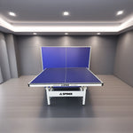 SPINIX 19mm Balls Play Table Pingpong Foldable Solo Table-Bats Top Tennis Indoor Blue&Black Net