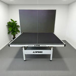 SPINIX Rollaway Solo Balls Table Foldable Black&Blue Play Indoor Pingpong Table-Bats 13mm Tennis Net