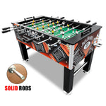 KICKSY JD Black Table Soccer 5FT Steel Solid with Foosball Rods
