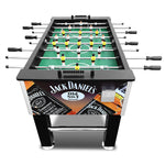 KICKSY JD Black Table Soccer 5FT Steel Solid with Foosball Rods