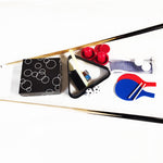 KICKSY 4FT Table Hockey/ Pool/ Tennis/ 4-In-1 Table Multifunctional - Air Soccer Football