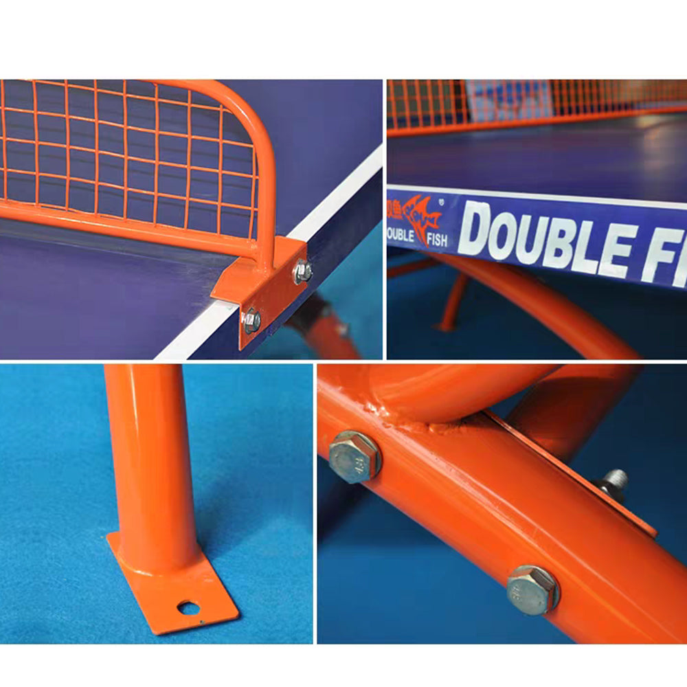 DOUBLE FISH Table-Bats Table Tennis Balls Pingpong Net ITTF Waterproof Outdoor Blue SW318B Approve