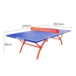 DOUBLE FISH Table-Bats Table Tennis Balls Pingpong Net ITTF Waterproof Outdoor Blue SW318B Approve