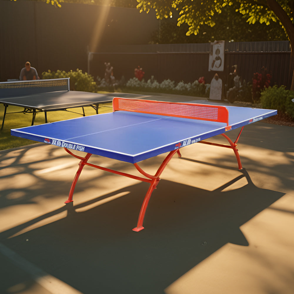 DOUBLE FISH Table-Bats Table Tennis Balls Pingpong Net ITTF Waterproof Outdoor Blue SW318B Approve