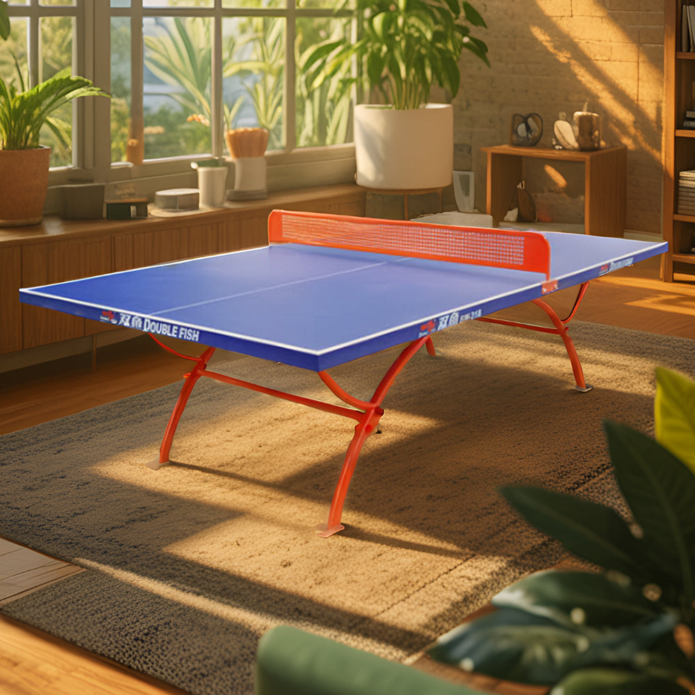 DOUBLE FISH Table-Bats Table Tennis Balls Pingpong Net ITTF Waterproof Outdoor Blue SW318B Approve